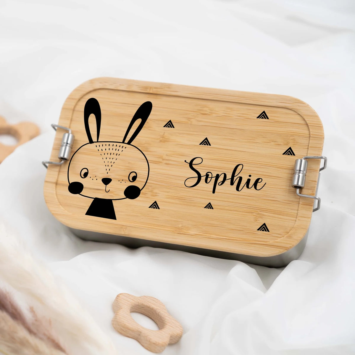 Brotdose personalisiert Hase