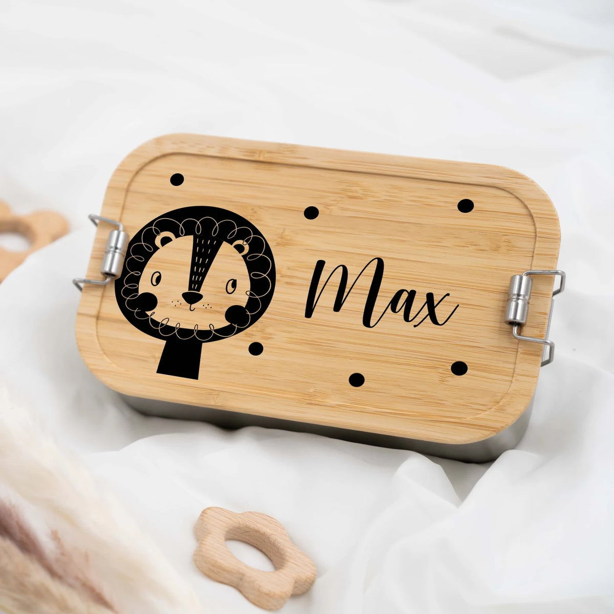 Brotdose personalisiert Löwe