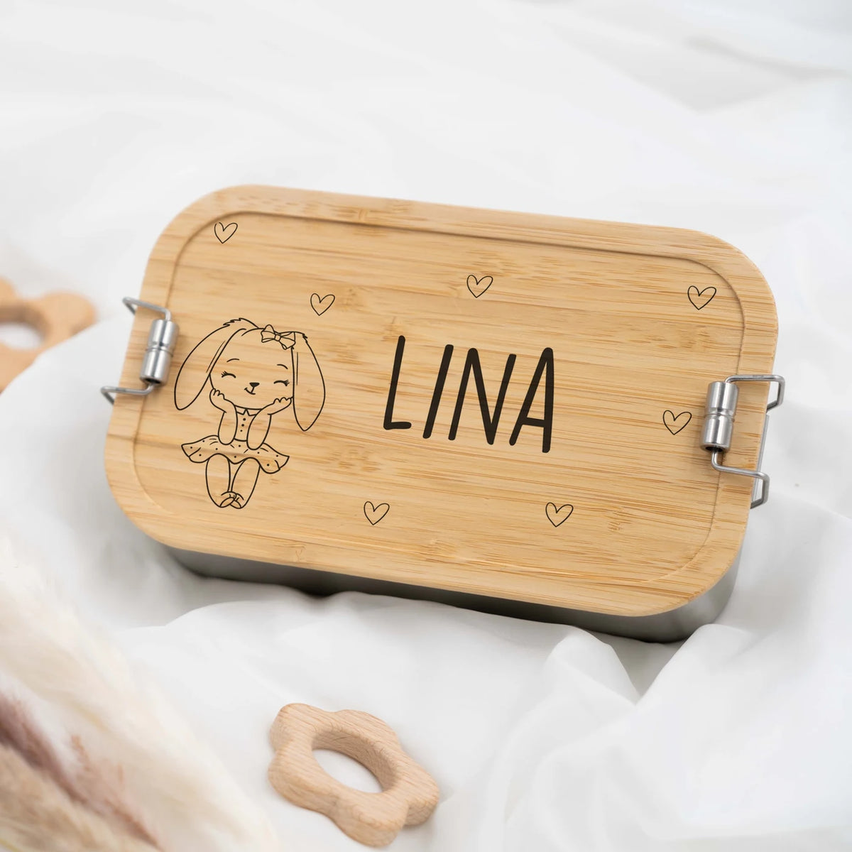 Brotdose personalisiert Häschen