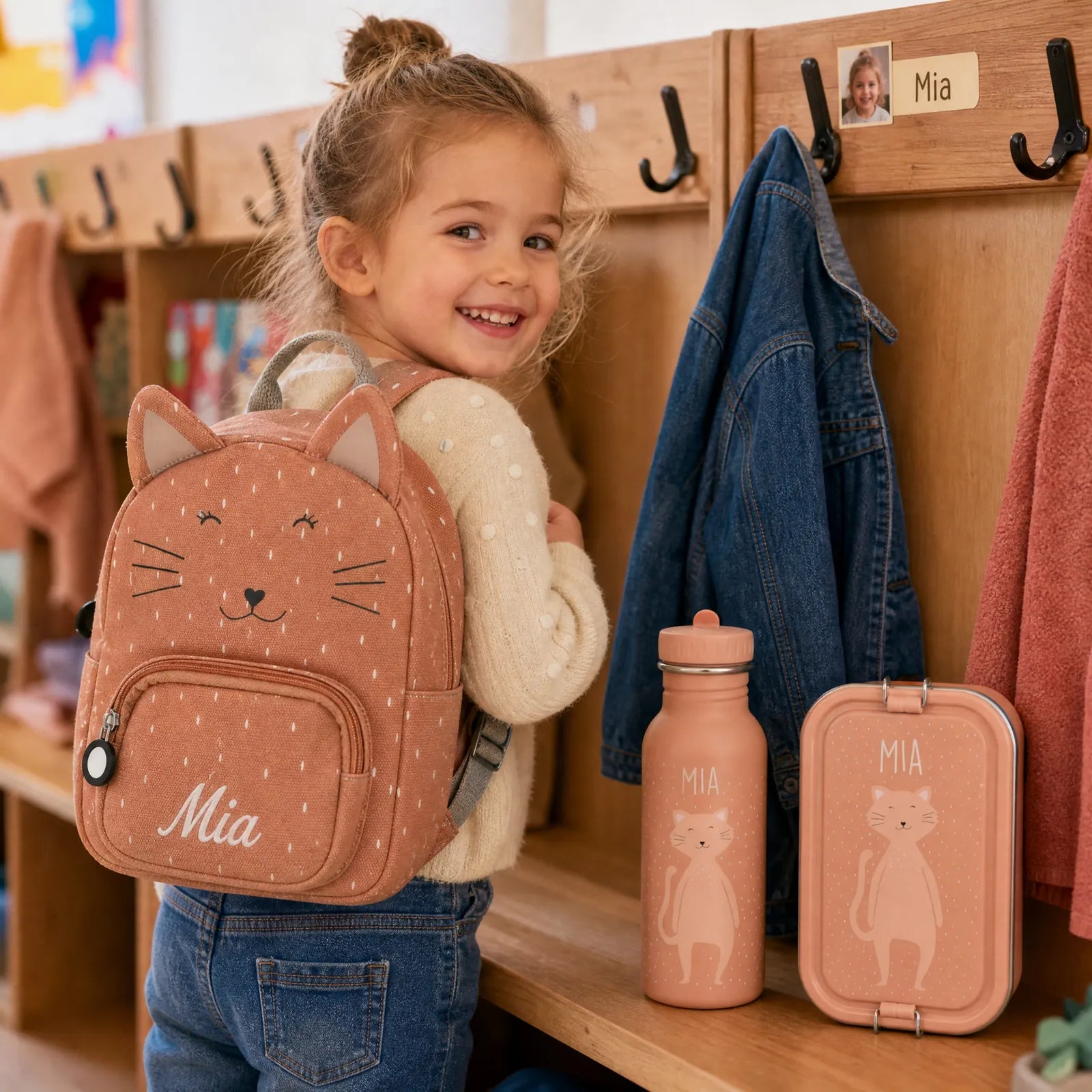 Trixie Kindergarten Set Katze, mit Wunschnamen für die Kita
