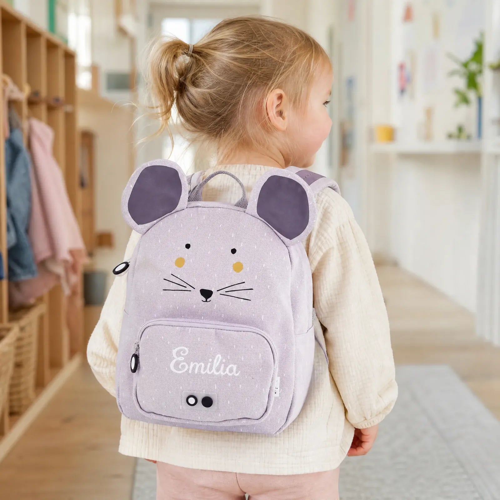 Trixie Kindergartenrucksack Maus, Klein 5,25 L, ab 2 Jahren