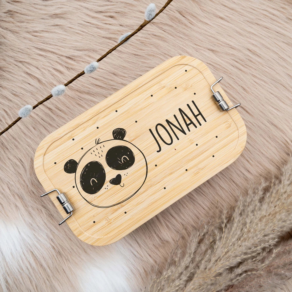 Brotdose personalisiert Panda Bär