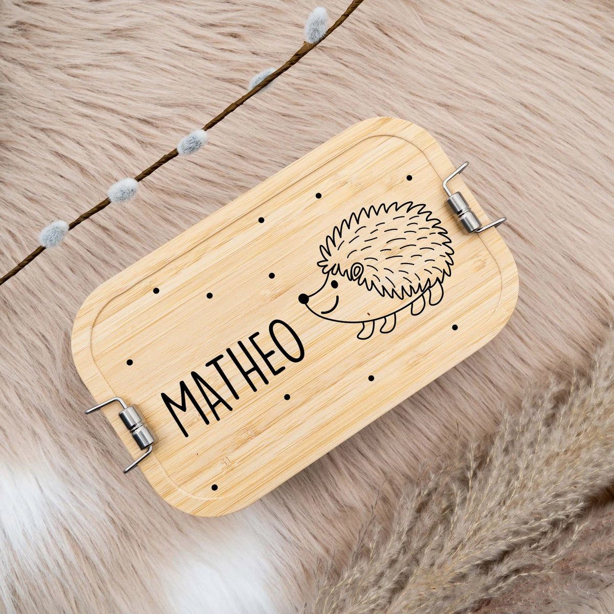 Brotdose Kinder personalisiert - Igel