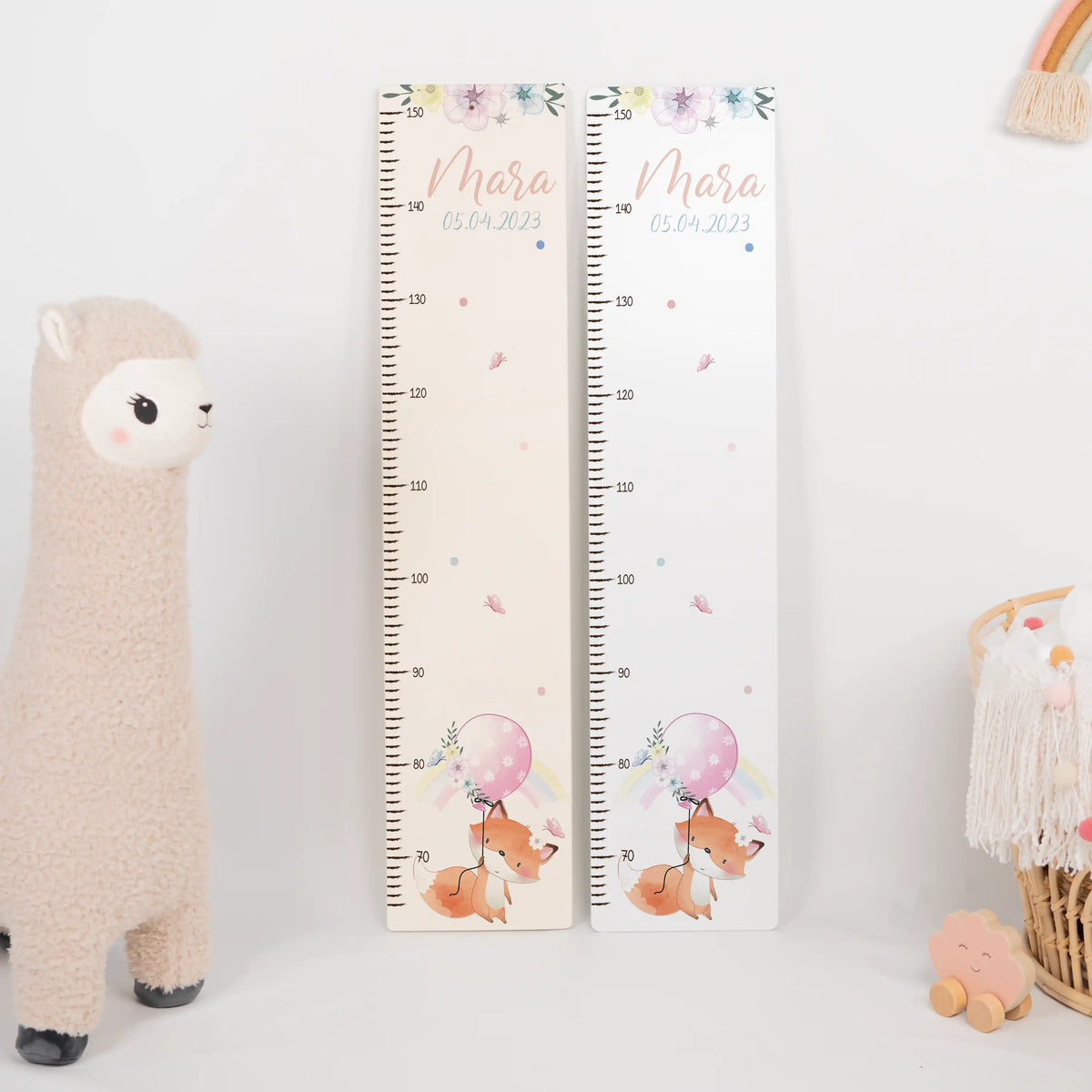 Messlatte Kinder Holz & Aluverbund - Fuchs & Ballon