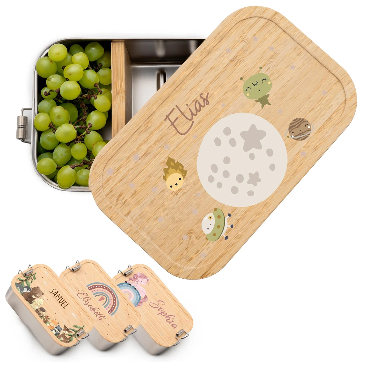 Brotdose personalisiert Weltall