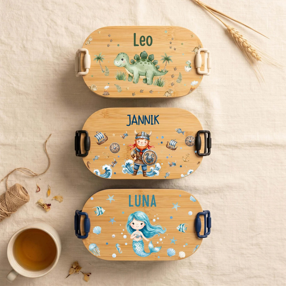 Brotdose Kinder personalisiert, Wikinger