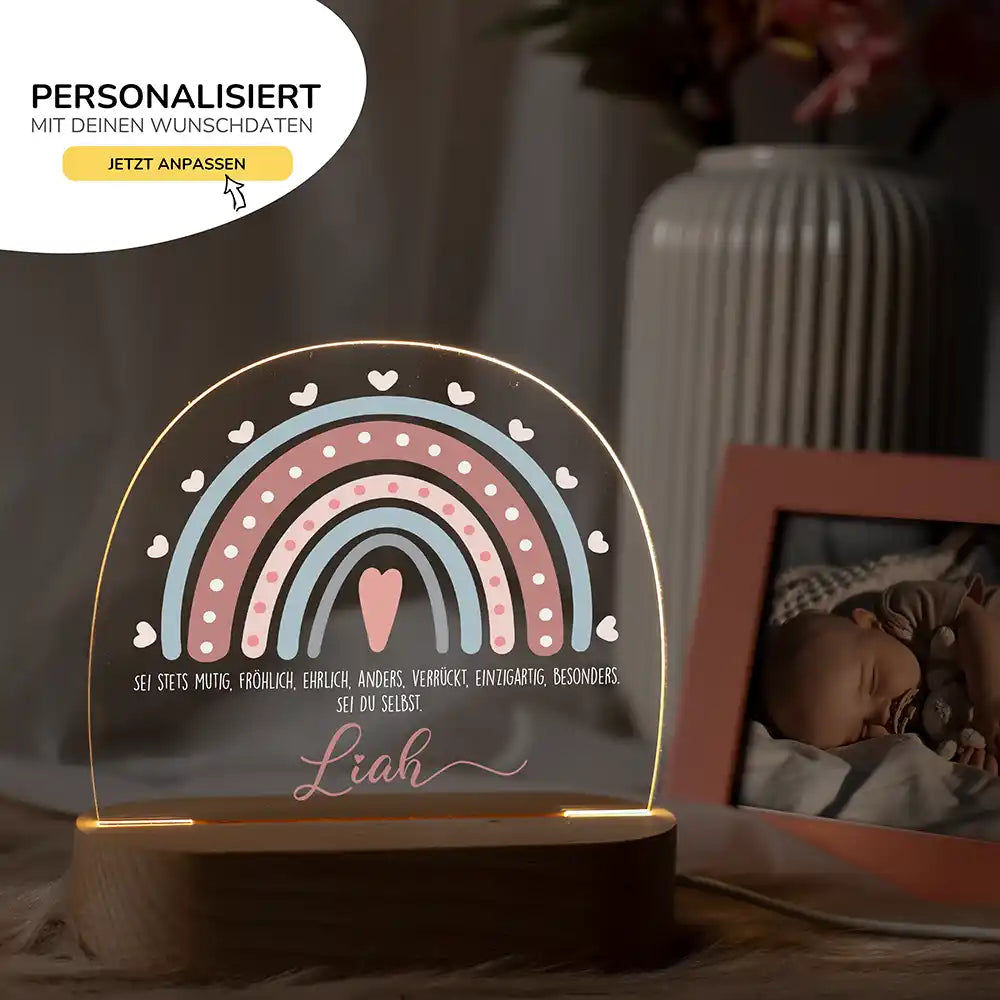 Kinderzimmer Bundle Regenbogen 4 Tonieregal + Nachtlicht