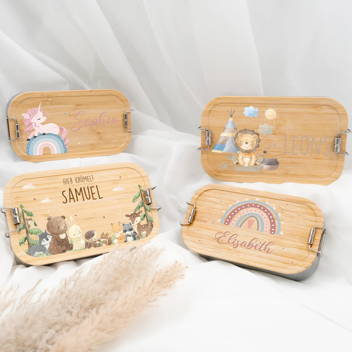 Brotdose Kinder personalisiert - Tipi Löwe
