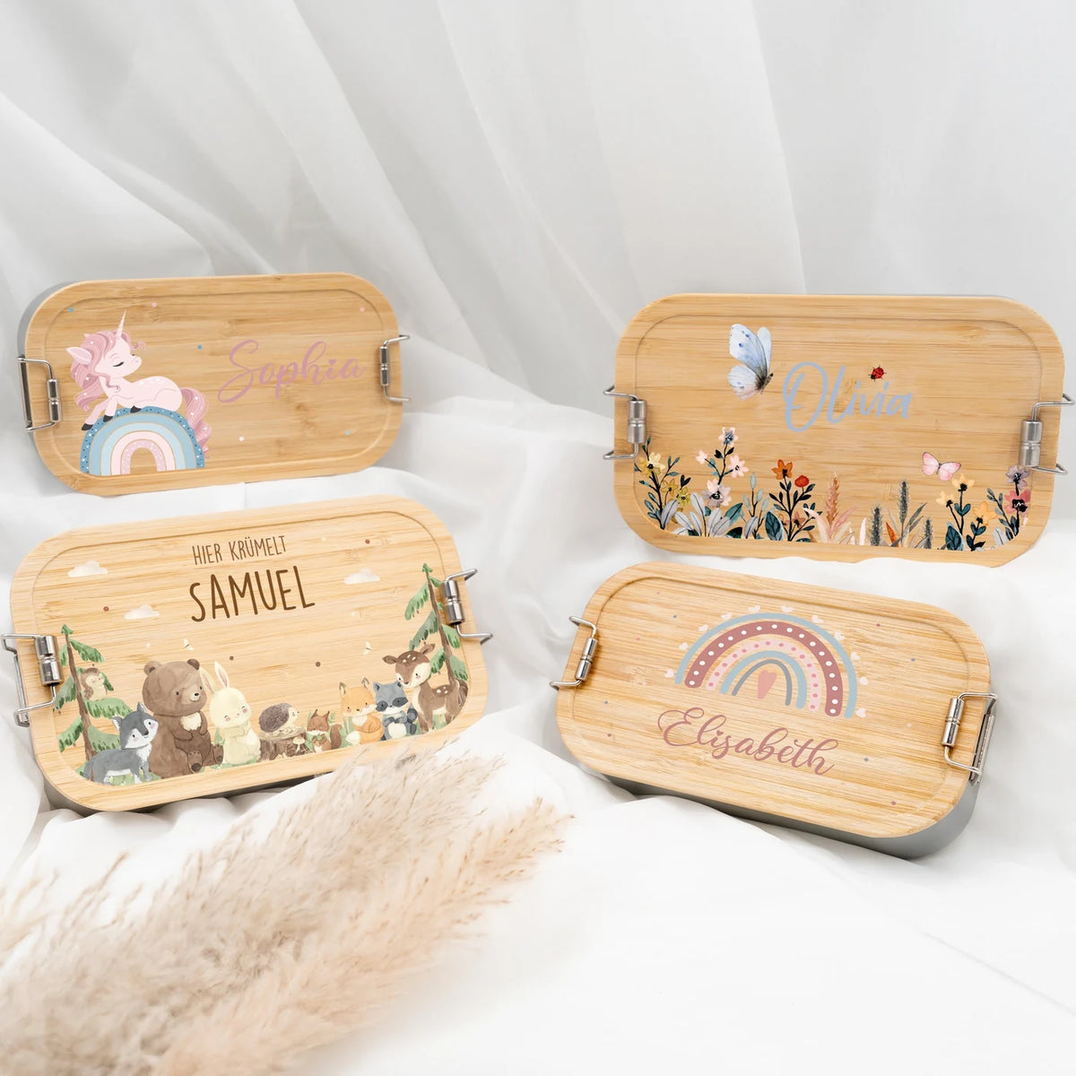Brotdose Kinder personalisiert - Flora