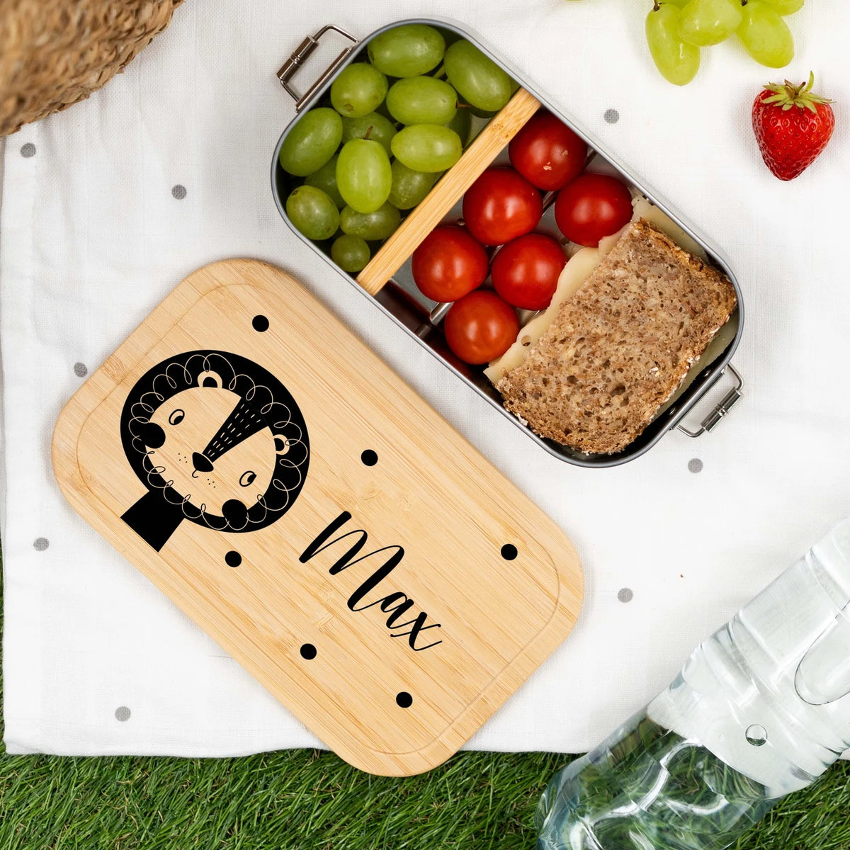 Brotdose personalisiert Löwe