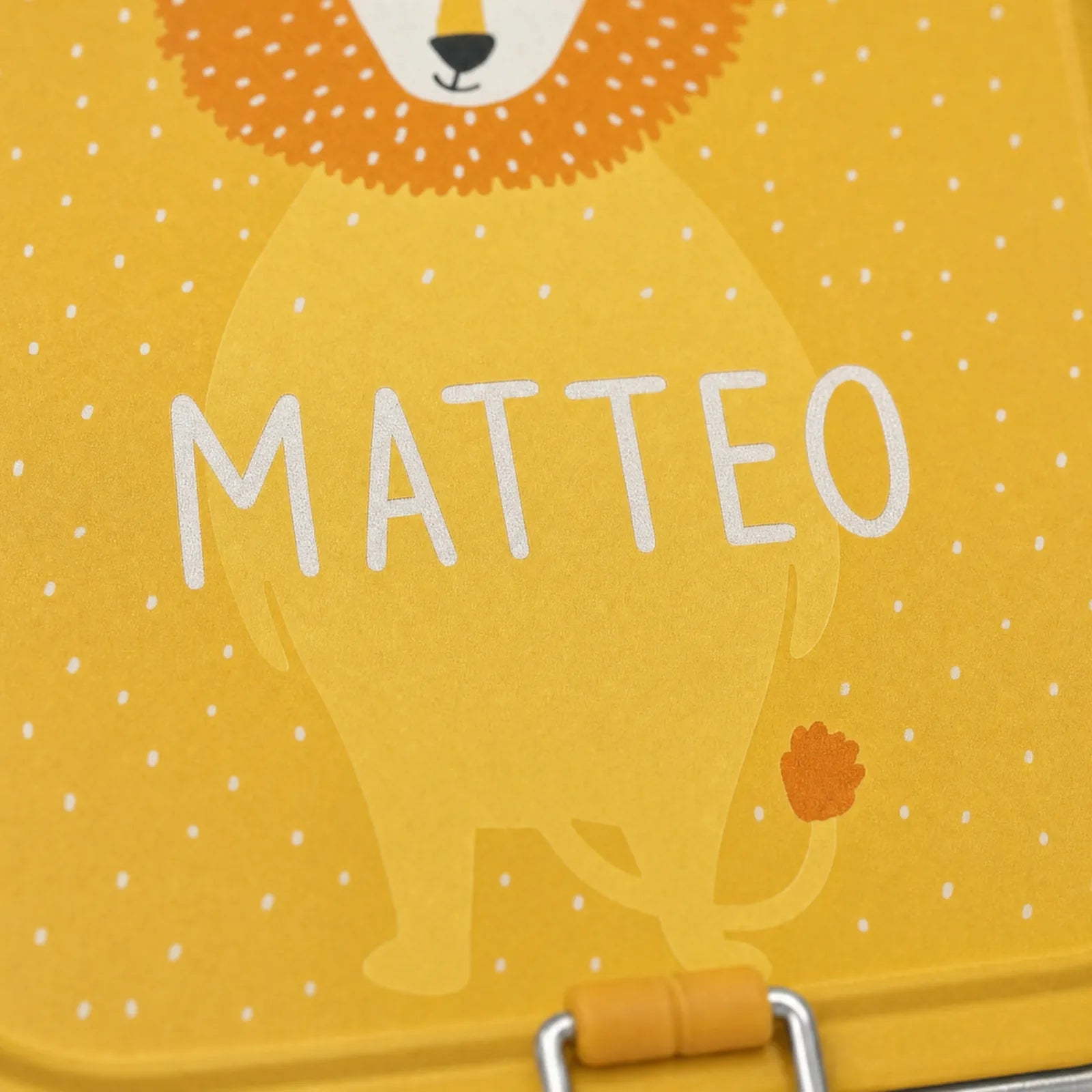 Trixie Brotdose Kinder Löwe, robuste Edelstahl-Lunchbox