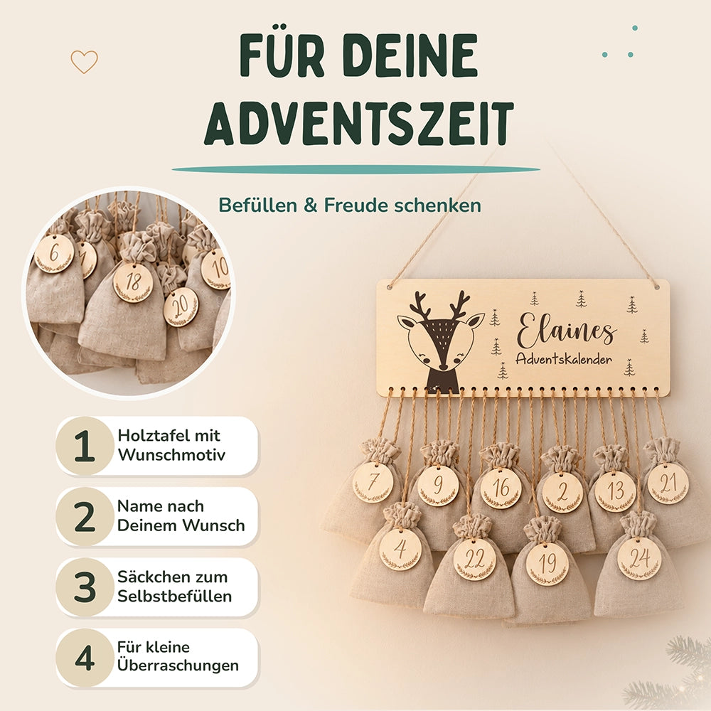 Adventskalender Kinder -  Elch