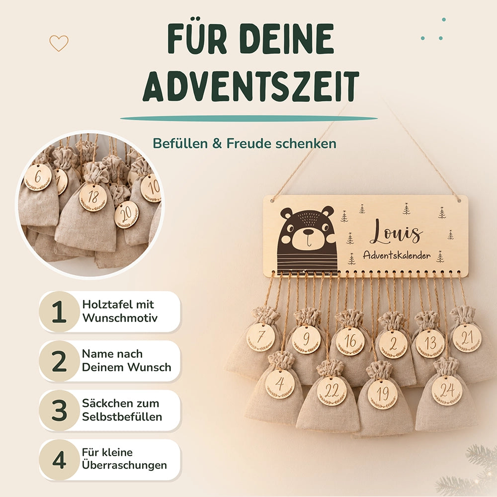 Adventskalender Kinder - Bär