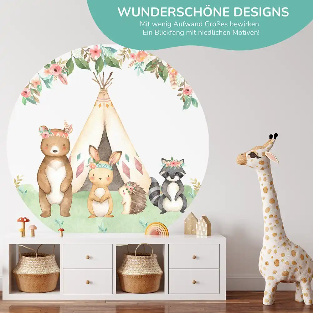 wandsticker woodland für kreative kinderzimmer deko