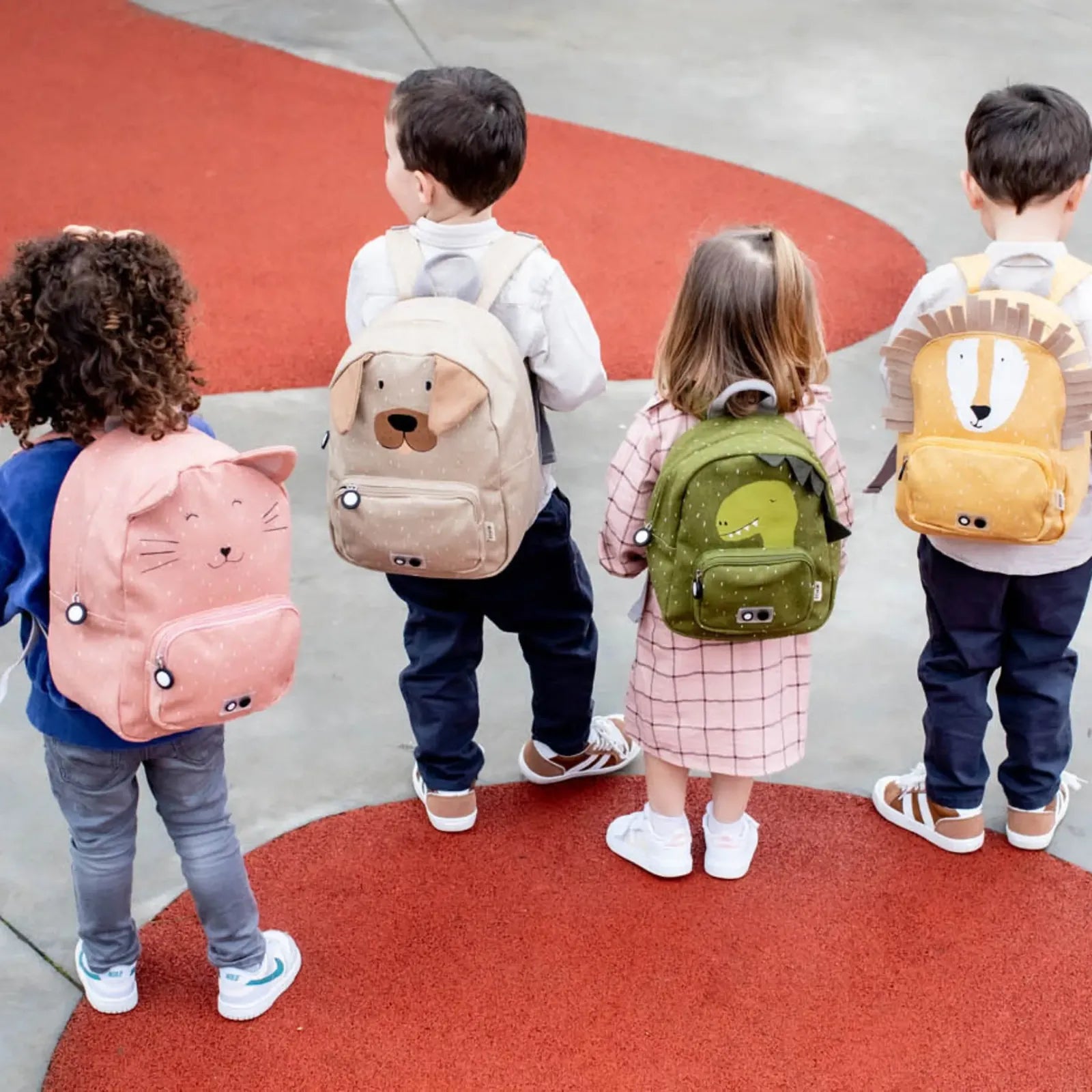 Trixie Kindergartenrucksack Katze, 19 Designs zur Auswahl
