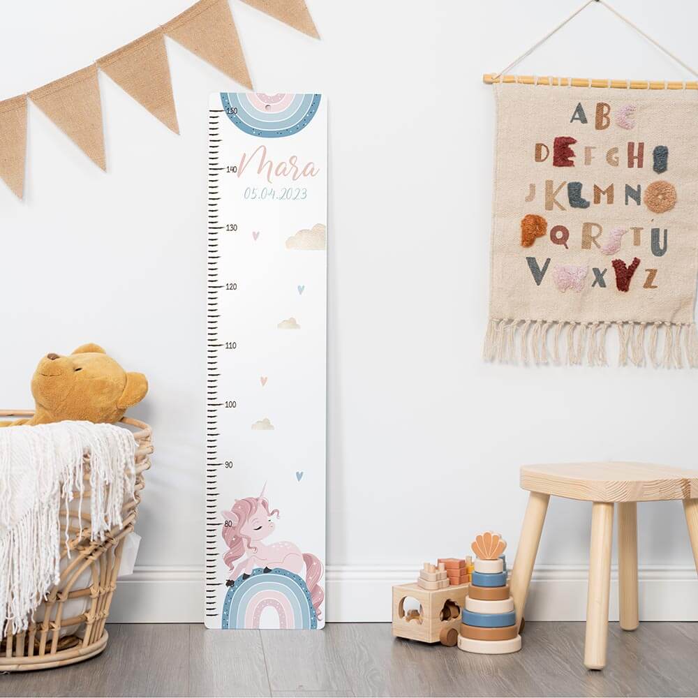 Produktbild von KIDSMOOD Personalisierte Messlatte Aus Holz Für