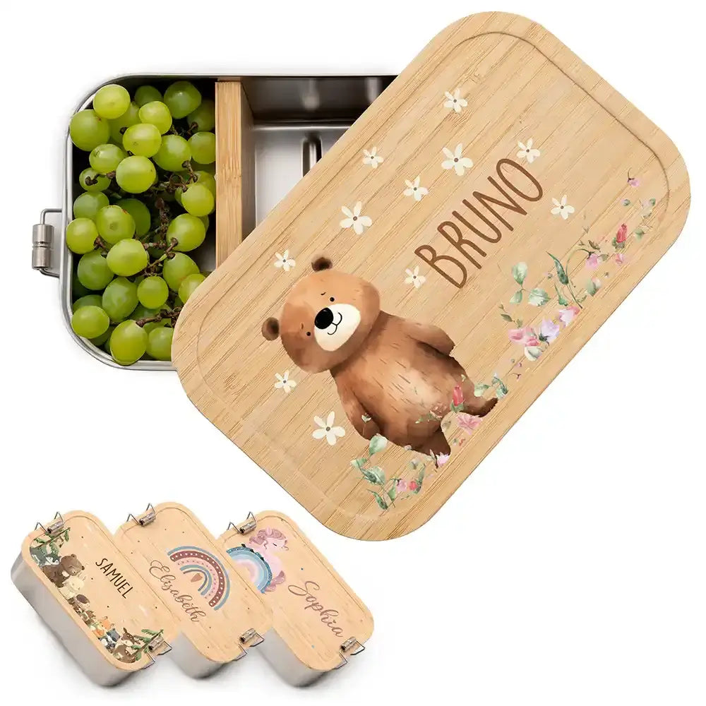Mr. & Mrs. Panda Personalisierte Brotdose – Papa Bär Motiv Mit Namen, Ideal Als Geschenk Für Väter & Großväter Mr. & Mrs. Panda Personalisierte Brotdose – Papa Bär Motiv Mit Namen, Ideal Als Geschenk Für Väter & Großväter
