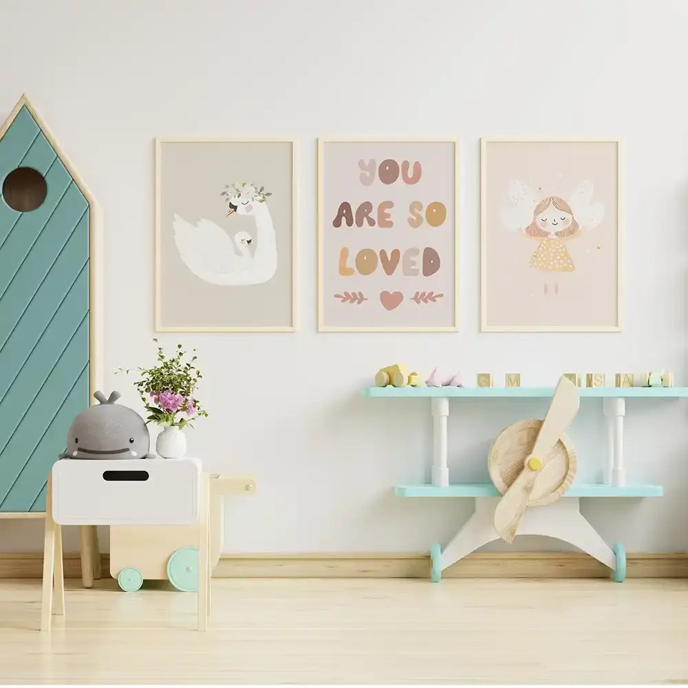 Cuore Con Angelo Custode In Legno Intagliato | Decorazione Cameretta Per Bambina | Originale Alto Adige | 11x11 Cm - 2