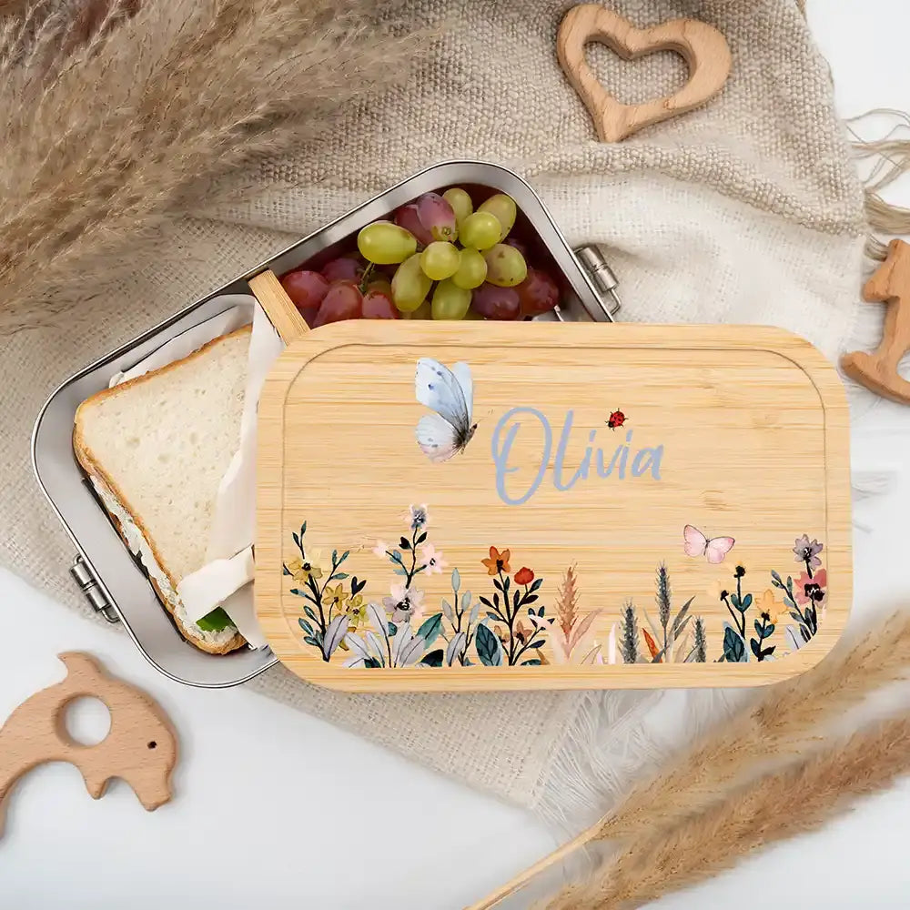Personalisierte Brotdose Flora für Kinder & Erwachsene