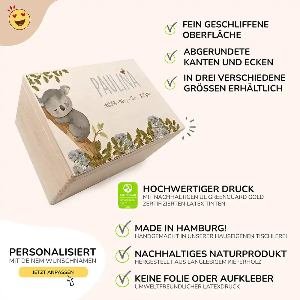 Erinnerungsbox Baby Koala