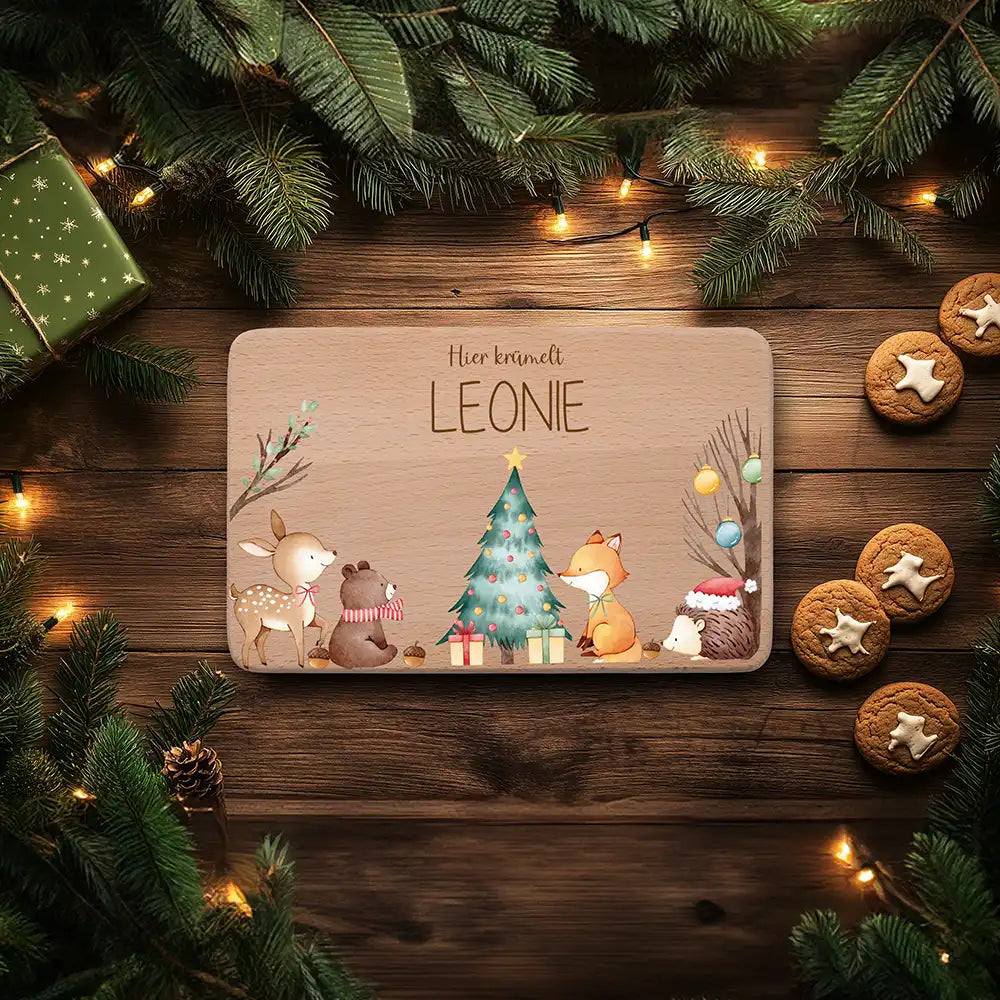 Personalisiertes Weihnachtsbrettchen