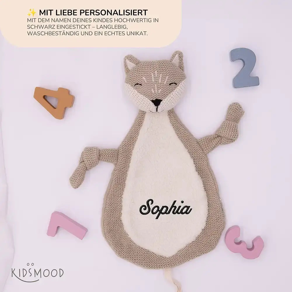Schmusetuch Baby mit Namen - niedliche Motive