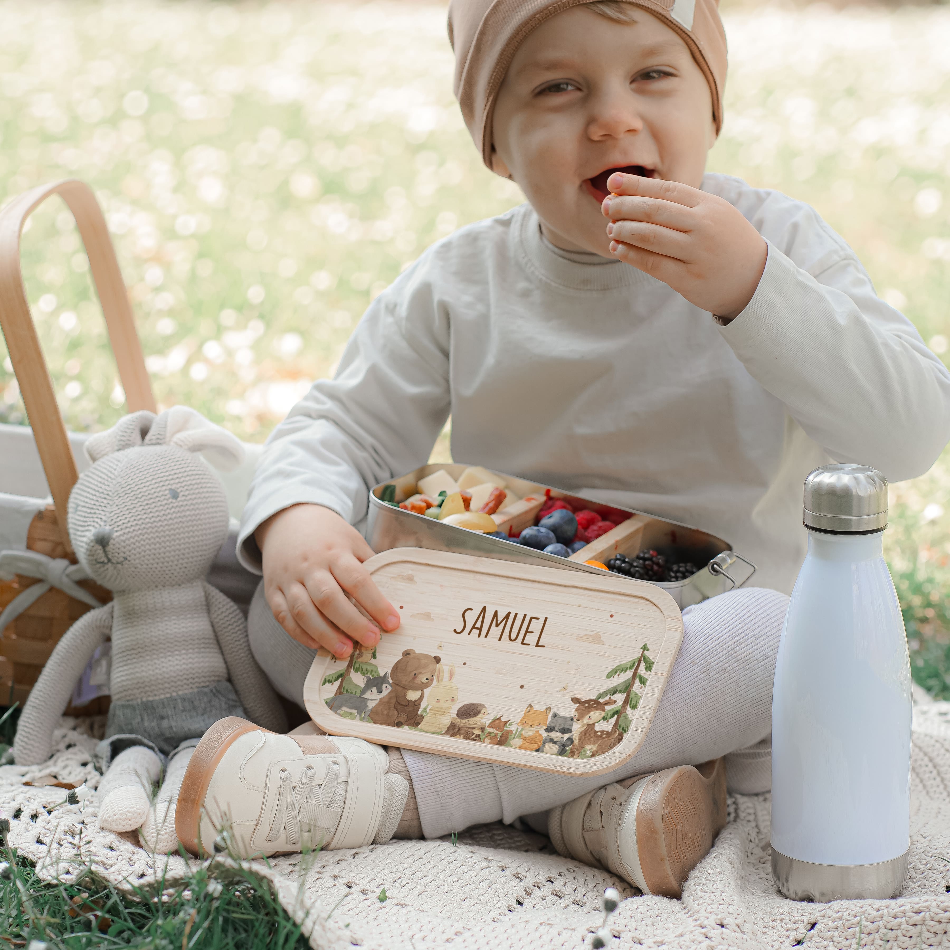 Schulset & Kita Starterset: Brotdose mit Trinkflasche für Kinder