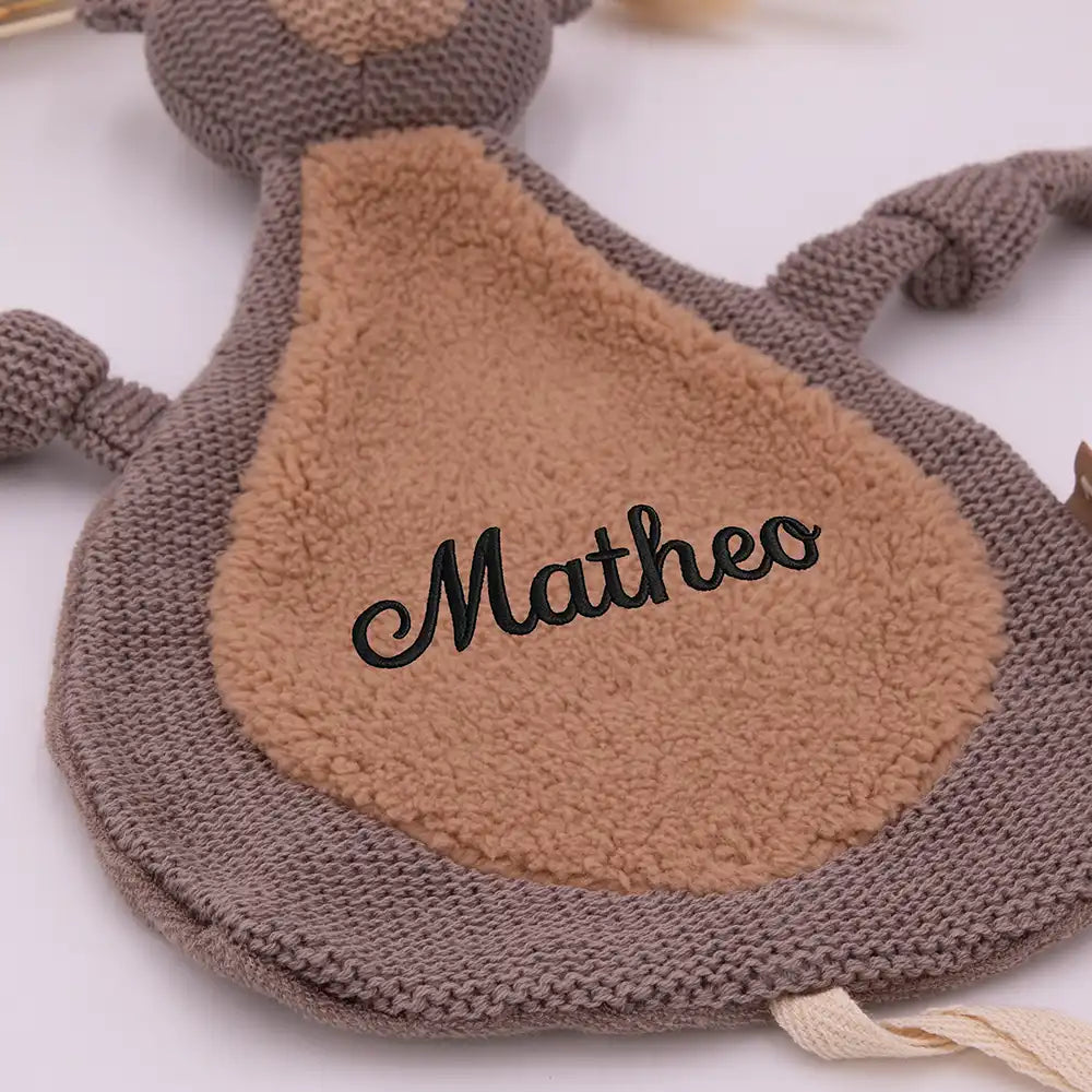 Schmusetuch Baby mit Namen - niedliche Motive