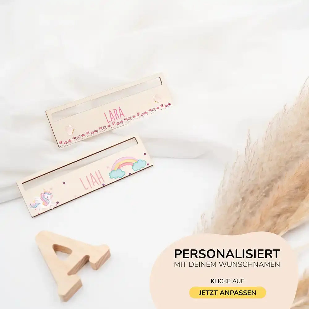 Lesehilfe personalisiert - Einhorn
