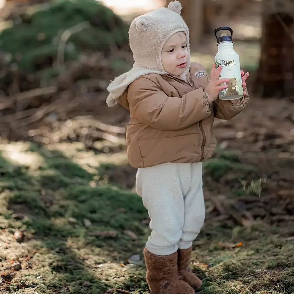 Trinkflaschen Kinder Edelstahl - Waldtiere