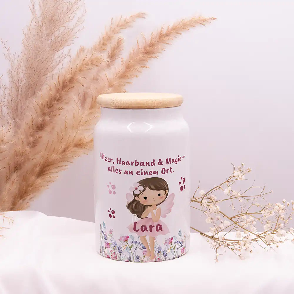 Personalisierbare Keksdose mit Name - Zauberfee