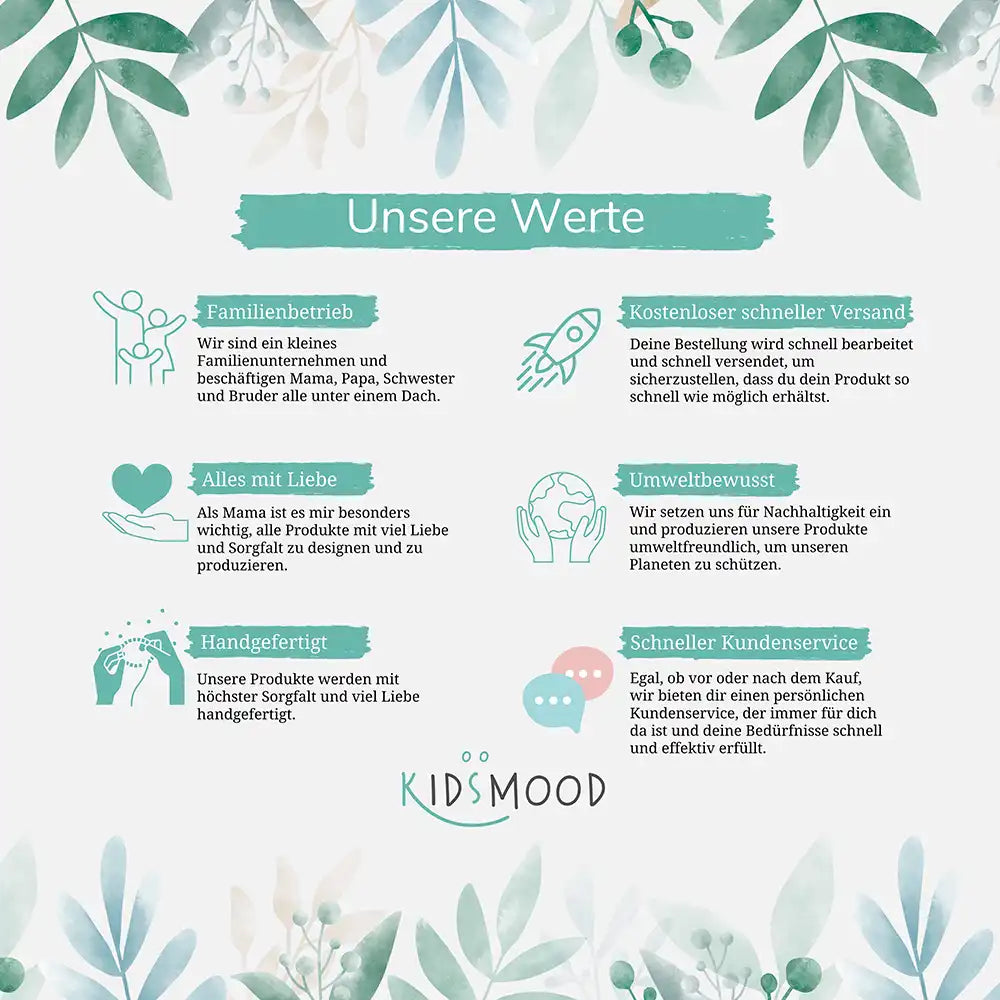 kidsmood unsere werte