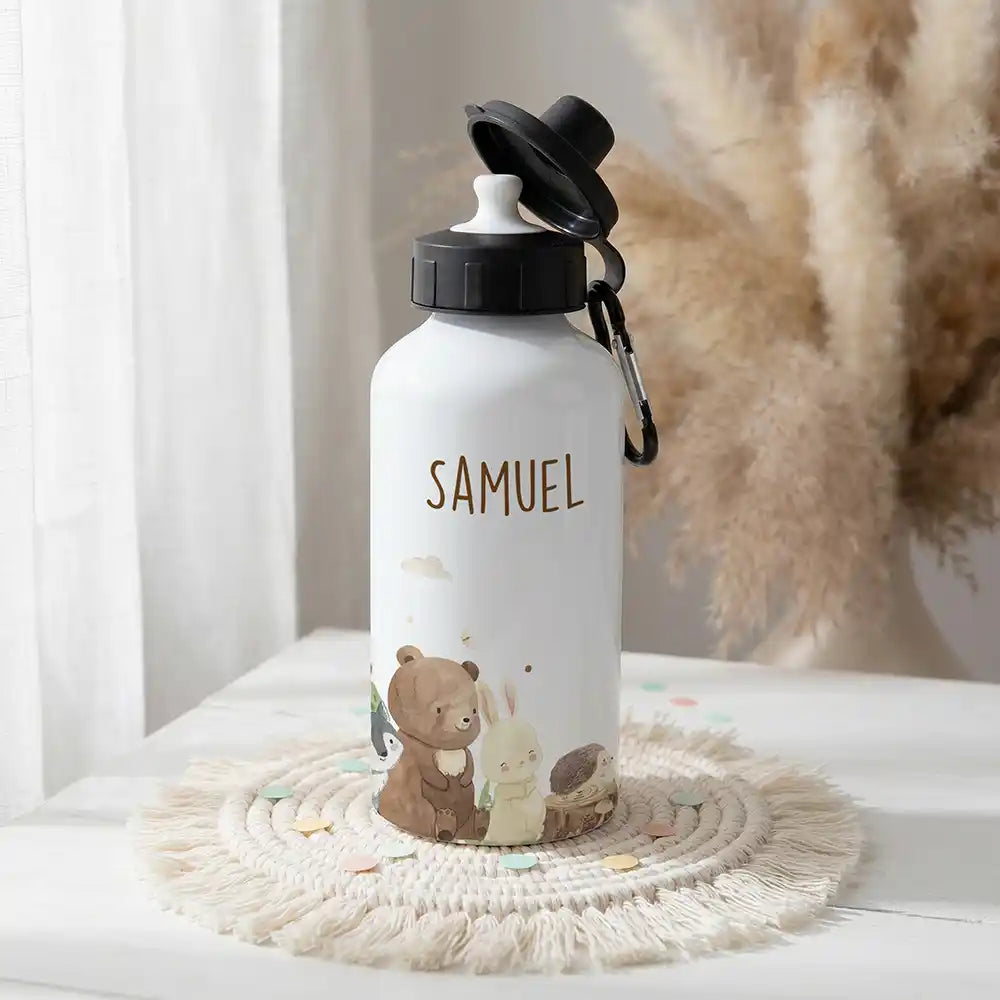 Personalisierte Trinkflasche Kinder Waldfreunde – 500 ml