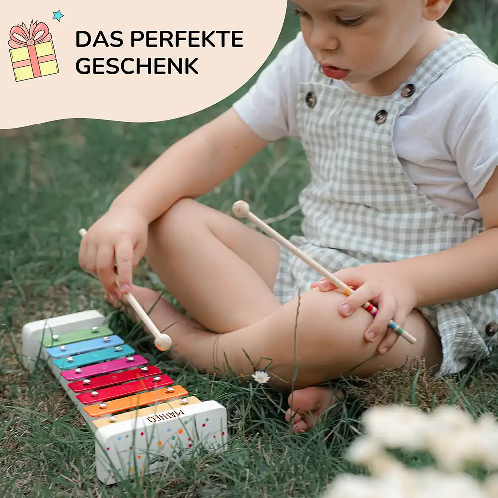 Xylophon personalisiert mit Namen