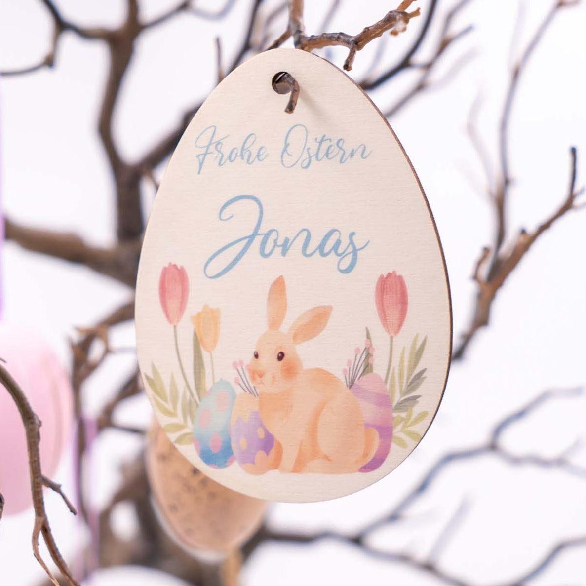 unique wooden Easter eggs with custom engraving